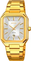 Relogio Skmei 9373 Gold/White - Masculino