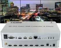 Controlador de Vídeo Player SFX Videowall HDVW2X3-M HDMI 1080P 2X3 30HZ