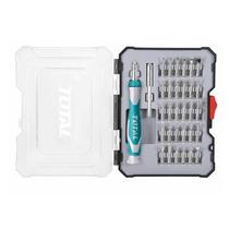 Kit de Ferramenta Total Tools Precision Screwdriver Bit Set TACSD30326 com 32 Pecas