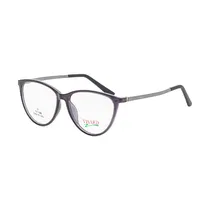 Armação para Óculos de Grau Visard 806 C3 Tam. 53-15-142MM - Preto/Cinza