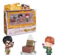 Spin Master Figura Harry Potter Micro Magical Moments: Harry, Ron & Hedwig (Año 1) Plastico 5 Años + Multicolor