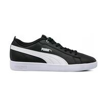 Tenis Puma Smash V2 Feminino Preto 365208-02