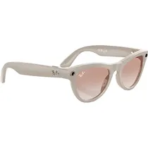 Óculos de Sol Smart Ray-Ban Meta Skyler RW4010 - Shiny Chalky Grey / Cinnamon Pink