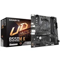 Placa Mãe AM4 Gigabyte B550M K HDMI/DP/DDR4  Placa Mãe A...