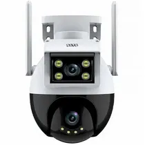 Câmera IP Satellite A-CAM008D HD com Wi-Fi - Branco/Preto