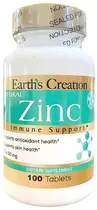 Earth's Creation Zinc 50MG (100 Tabletas)