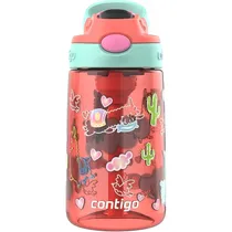 Garrafa Contigo Aubrey Autospout Kids - Coral Llamas 414ML