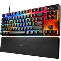 Teclado Gamer Mecânico Steelseries 64740 Apex Pro TKL Gen 3 RGB USB - Preto (Inglês)