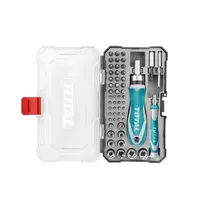 Kit de Ferramenta Total One-Stop Tools Station TACSD30556 com 55 Peças / Conjunto de Pontas de Chave de Fenda