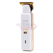Aparador de Cabelo / Máquina de Cortar Cabelo Luo LU-4645 Recarregável / DC5V / 5W - Branco