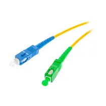 Cabo de Fibra Optica LC-Upc p/SC-Apc s.Mode 3MM 2M