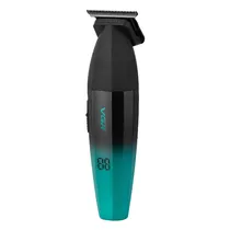 Aparador / Cortador de Cabelo VGR V-906 / 5W / Recarregavel / com Acessorios - Preto/ Verde