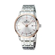 Relógio Analógico Masculino Daniel Klein Premium DK12003-3 - Rosa Ouro/Prata