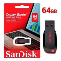 Pen Drive 64GB Sandisk Z50 Cruzer Blade Pen Drive 64GB Sandisk Z50 Cruzer Blade