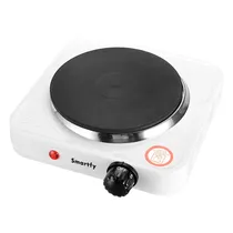 Fogão Elétrico Smartfy FG02W 1000W 1 Boca Chapa 110V - Branco