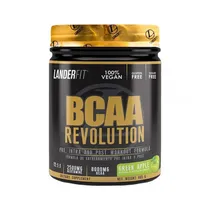 Landerfit Bcaa Bcaa Revolution Green Apple Plastico 405 G s/C