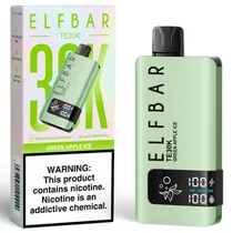 Pod Descartável Elfbar Te 30K Green Apple Ice 30.000 Puffs