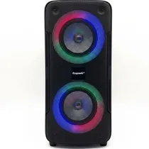 Speaker Ecopower EP-2201 6.5" 2X/ 40W/ BT/ USB/ Aux/ SD/ FM/ Microfono- Azul