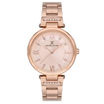 Relogio Analogico Feminino Daniel Klein DK.1.12712-2 Premium Ladies / Pulseira de Aco Inoxidavel - Rose Gold