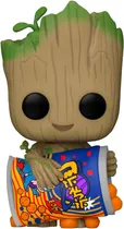 Boneco Groot With Cheese Puffs - I AM Groot - Funko Pop! 1196