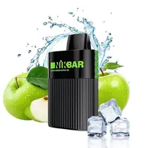 Nikbar 5000 Puffs Sour Green Apple Ice