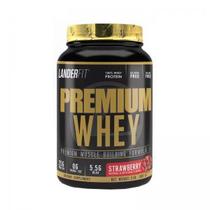 Whey Protein Whey Premium Landerfit 2LB 907GR Strawberry