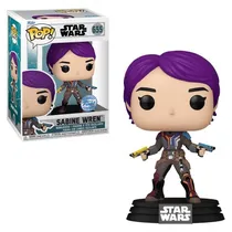 Funko Pop Star Wars Clone Wars 2 Ahsoka Sabine Wren *Ex* 655