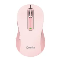 Mouse Sem Fio Quanta QTMOI40 Até 1.600 Dpi - Rosa