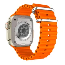 Pulseira 4LIFE para Smartwatch Apple de Silicone de 42/44/45/49 MM Ocean - Laranja