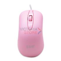 Mouse Bussines Optical Dpi Luo LU-3048 com Fio / 1000DPI / USB-A - Rosa Claro