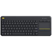 Teclado Sem Fios Logitech Media K400 Plus 920-007123 com Touchpad (Espanhol) - Preto