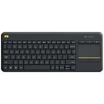 Teclado Sem Fios Logitech Media K400 Plus 920-007123 com Touchpad (Espanhol) - Preto