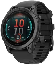 Relógio GPS Garmin Fenix e 47MM Amoled 010-03025-01 - Slate Grey/Black (Sem Lacre)