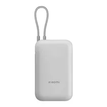 Carregador Portátil Xiaomi Power Bank 20000 PB2020MI BHR9738GL - 20000MAH - com Cabo USB-C - Cinza Claro