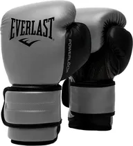 Luva de Treinamento Everlast Powerlock Boxing Gloves P00002307 - Cinza/Preto (1 Par)