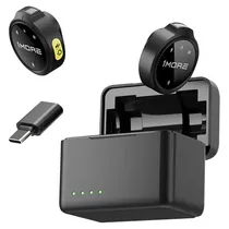 Microfone 1MORE M100 Pixie Mini Wireless / TX / RX / USB-C - Preto