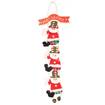 Enfeite Pendente Natal Papai Noel 23X37CM