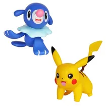 Jazwares Pokemon Battle Figure 3" Pikachu Popplio 50015