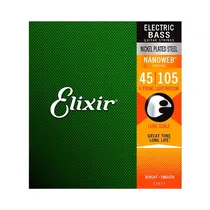 Cuerda Bajo Eléctrico Elixir Nanoweb EX14077