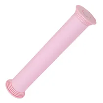 Rolo de Massa Ajustável de Silicone Rosa
