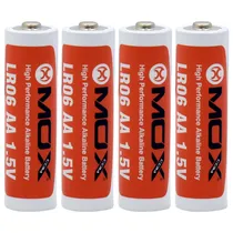 Pilha Mox Alkaline LR06 1.5V / AA - Kit com 4