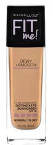 Base Maybelline Fit Me Dewy + Smooth Foundation 125 Nude Beige - 30ML