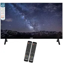 Smart TV LED Coby 65" (CY3359-65FL) 4K / Ultra HD / HDMI / USB / Android 12 / Wifi / Uhd / Bivolt - Preto