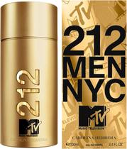 Perfume Carolina Herrera 212 Men NYC MTV Edt 100ML - Masculino