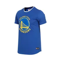 Remera Nba NBAJS552201-Blu Golden State Warriors Masculino