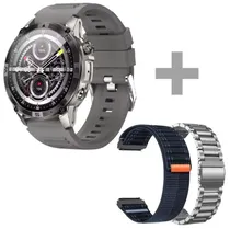 Smart Watch G-Tide R6 Pro com GPS/Bluetooth - Gray + 2 Pulseiras