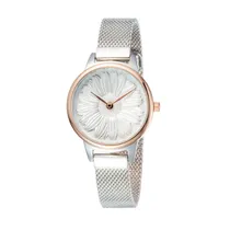 Relógio Analógico Feminino Daniel Klein Trendy DK11952-3 - Prata/Rosa Ouro