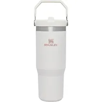 Garrafa Térmica Stanley Tumbler Flip com Bico e Alça - Rose Quartz 887ML
