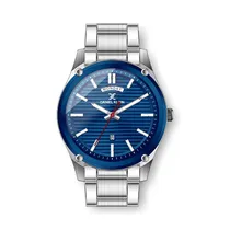 Relógio Analógico Masculino Daniel Klein Premium DK.1.12428-2 - Prata e Azul