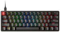 Teclado Gaming Glorious GMMK-Compact-BRN RGB Preto - com Fio (Inglês)
